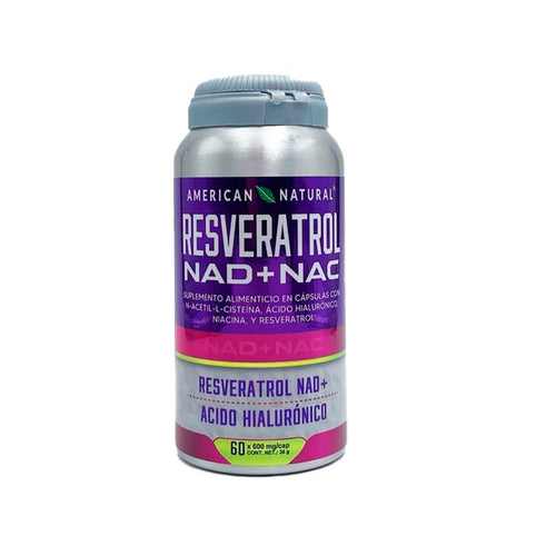 Resveratrol + NAD+ NAC
