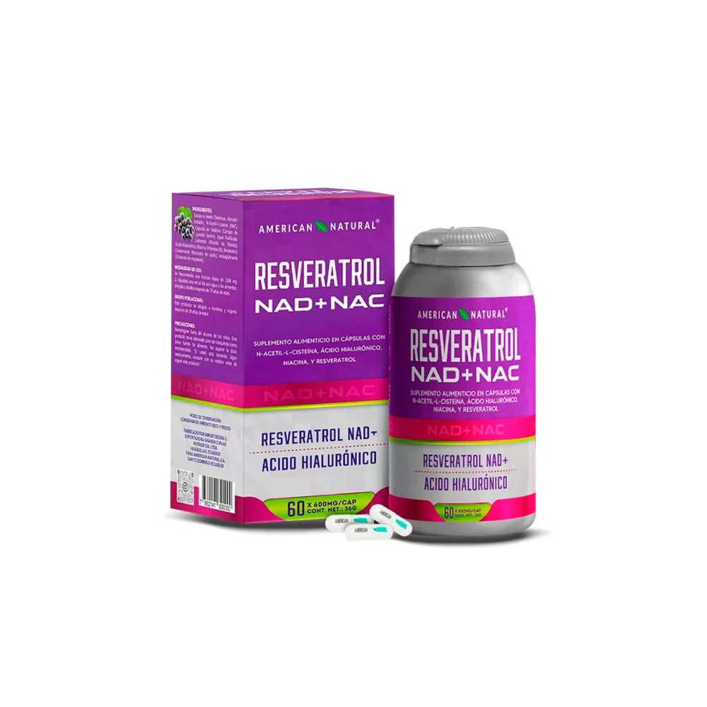 Resveratrol + NAD+ NAC