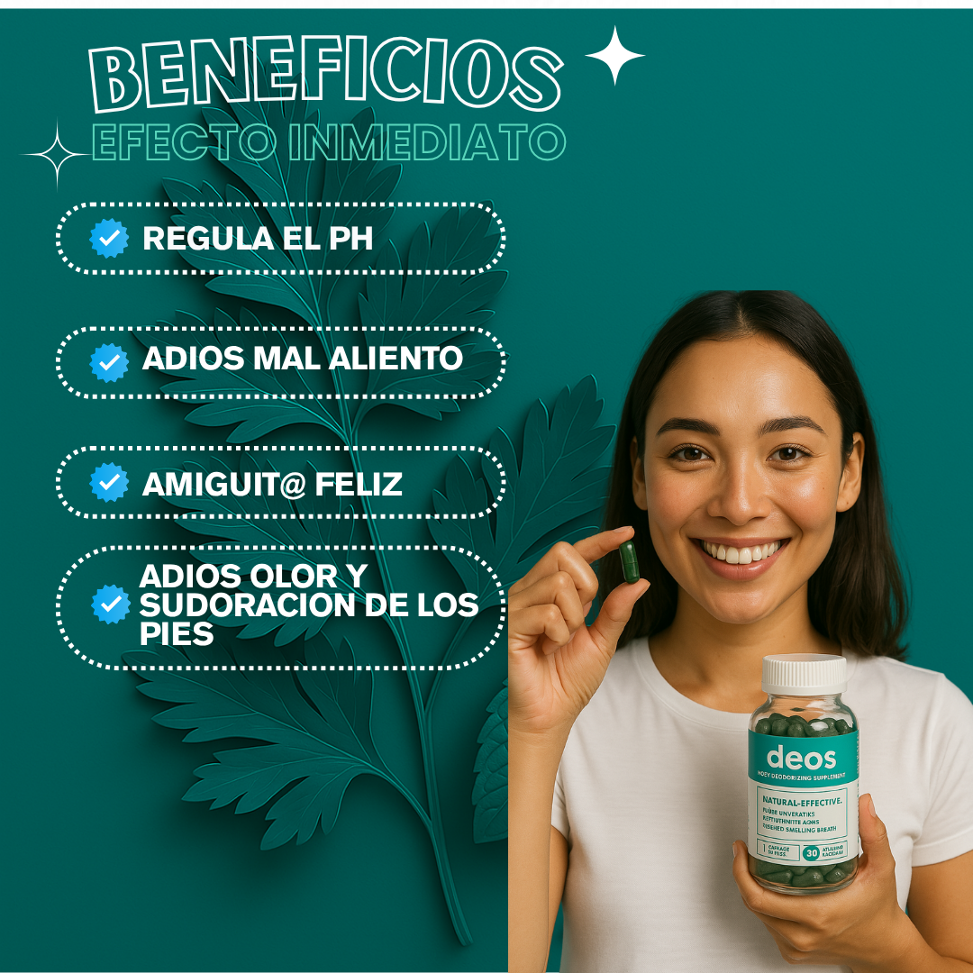DEOS - Desodorante Interno  en Cápsulas