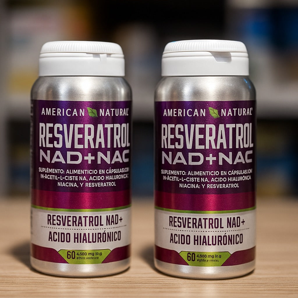 Resveratrol + NAD+ NAC