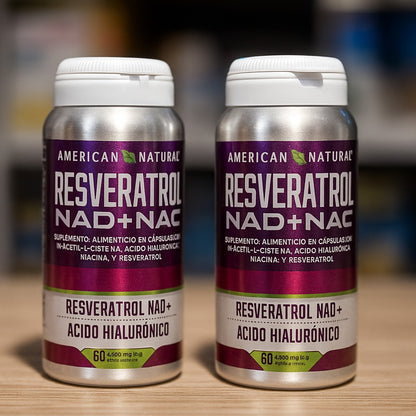 Resveratrol + NAD+ NAC